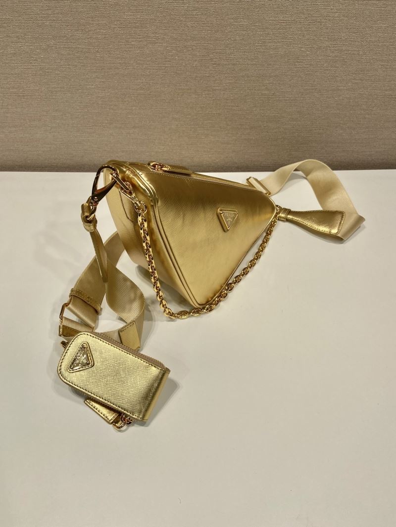 Pra*a triangle pouch